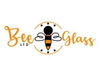Bee LTD Glass logo design by JessicaLopes