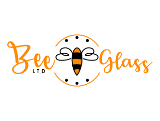 Bee LTD Glass logo design by JessicaLopes