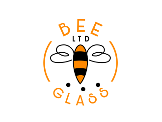 Bee LTD Glass logo design by JessicaLopes