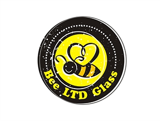 Bee LTD Glass logo design by gitzart