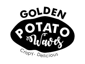 Golden Potato Waves logo design by dhiaz77
