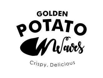 Golden Potato Waves logo design by dhiaz77