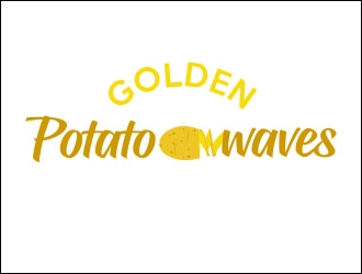 Golden Potato Waves logo design by samtrance