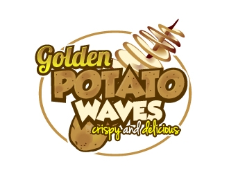Golden Potato Waves logo design by aRBy