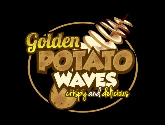 Golden Potato Waves logo design by aRBy