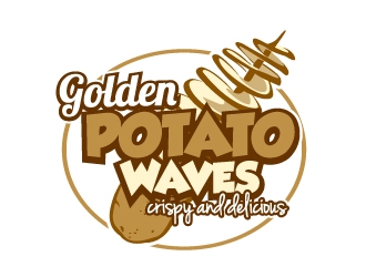 Golden Potato Waves logo design by aRBy