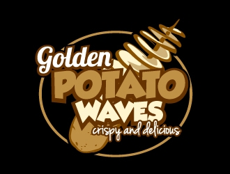 Golden Potato Waves logo design by aRBy