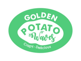 Golden Potato Waves logo design by dhiaz77