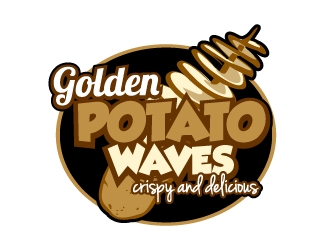 Golden Potato Waves logo design by aRBy