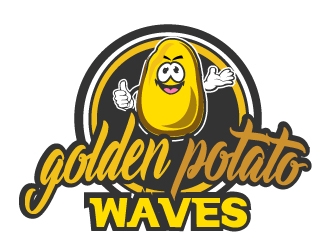 Golden Potato Waves logo design by samuraiXcreations