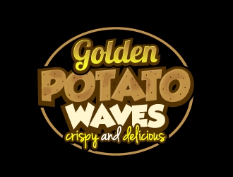 Golden Potato Waves logo design by aRBy