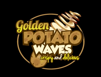 Golden Potato Waves logo design by aRBy