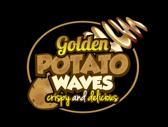 Golden Potato Waves logo design by aRBy