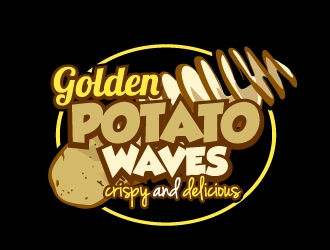 Golden Potato Waves logo design by aRBy