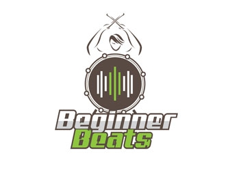 Beginner Beats logo design by WhiteOwl