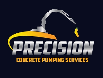Precision Concrete Pumping Services logo design by Muhammad_Abbas