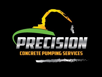 Precision Concrete Pumping Services logo design by Muhammad_Abbas