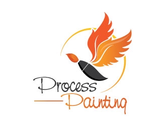 Process Painting logo design by Gaze