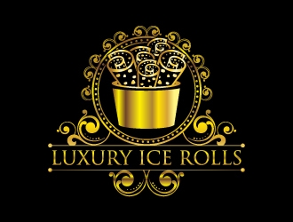 LUXURY ICE ROLLS logo design by uttam