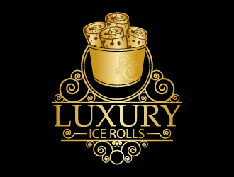 LUXURY ICE ROLLS logo design by fastsev