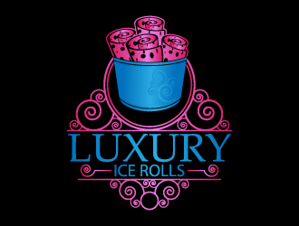 LUXURY ICE ROLLS logo design by fastsev