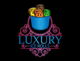LUXURY ICE ROLLS logo design by fastsev