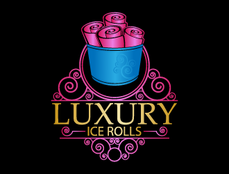 LUXURY ICE ROLLS logo design by fastsev