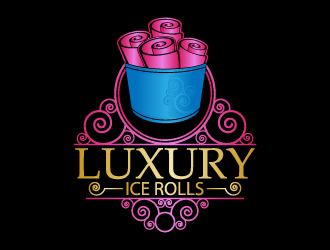 LUXURY ICE ROLLS logo design by fastsev