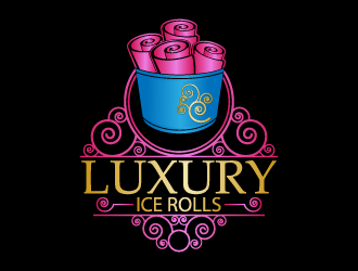 LUXURY ICE ROLLS logo design by fastsev