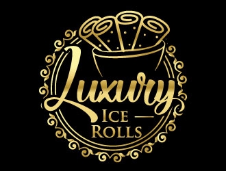 LUXURY ICE ROLLS logo design by Gaze