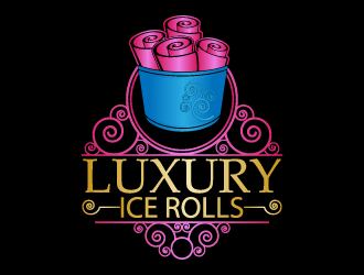 LUXURY ICE ROLLS logo design by fastsev