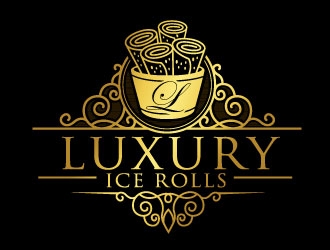 LUXURY ICE ROLLS logo design by REDCROW