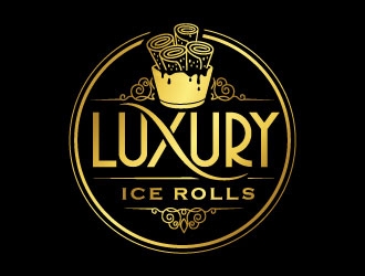 LUXURY ICE ROLLS logo design by REDCROW