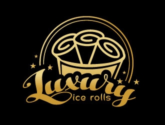 LUXURY ICE ROLLS logo design by REDCROW