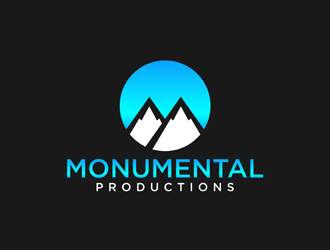 Monumental Productions logo design by alby