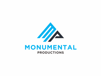 Monumental Productions logo design by ammad
