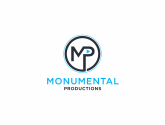 Monumental Productions logo design by ammad