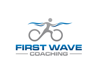 First Wave Coaching logo design by bomie