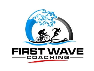 First Wave Coaching logo design by amar_mboiss
