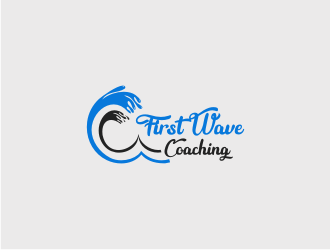 First Wave Coaching logo design by mbamboex