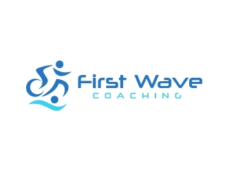 First Wave Coaching logo design by ginklabstudio