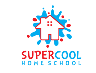 Super Cool Home School logo design by Aldabu