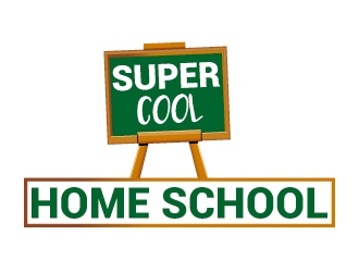 Super Cool Home School logo design by PyramidDesign