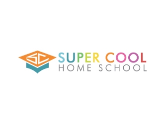 Super Cool Home School logo design by eyeglass