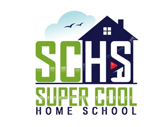Super Cool Home School logo design by DreamLogoDesign