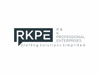 R & K Professional Enterprises logo design by haidar