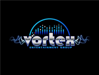 Vortex Entertainment Group (Vortex E.G.) logo design by fantastic4