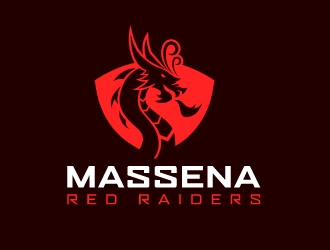 Massena Red Raiders logo design by nehel