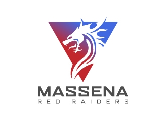 Massena Red Raiders logo design by nehel