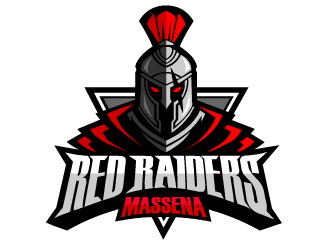 Massena Red Raiders logo design by fontstyle